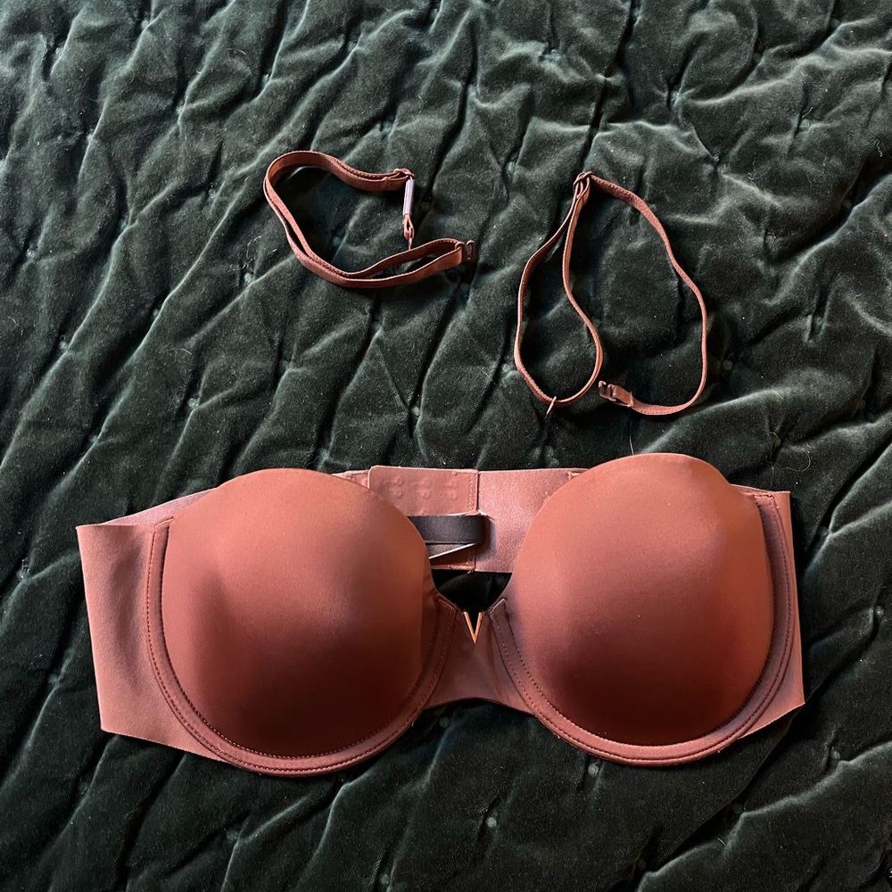 Victoria's Secret brown Strapless Bra 36C